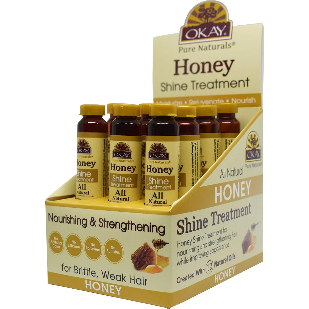 OKAY Pure Naturals HONEY SHINE TREATMENT 0.6OZ /18 ml