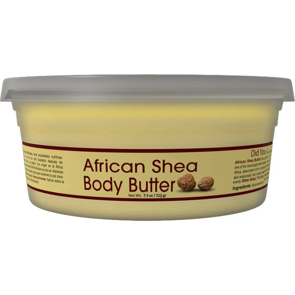 OKAY Pure Naturals Shea Butter Jar Yellow 7.5oz
