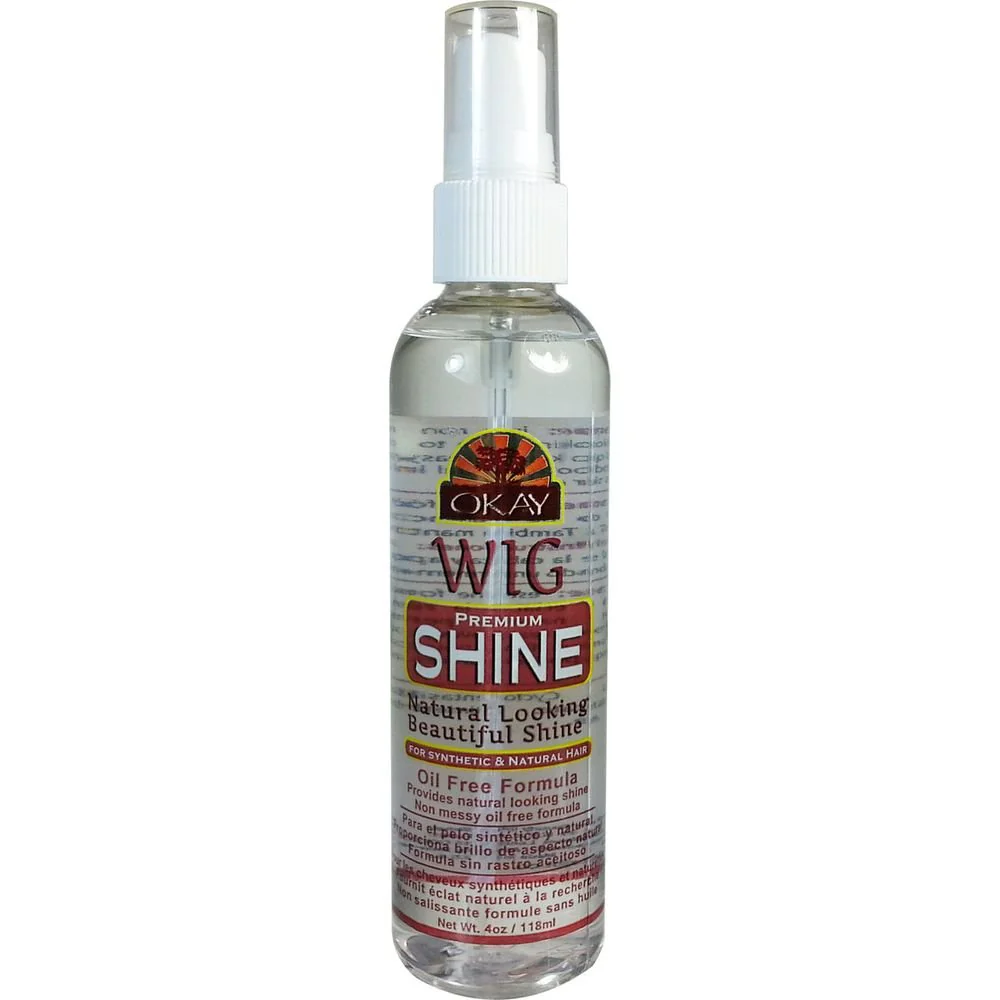 OKAY WIG SHINE OIL FREE FORMULA 4oz/118ml