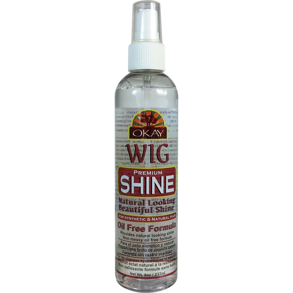OKAY WIG SHINE OIL FREE FORMULA 8oz/237ml