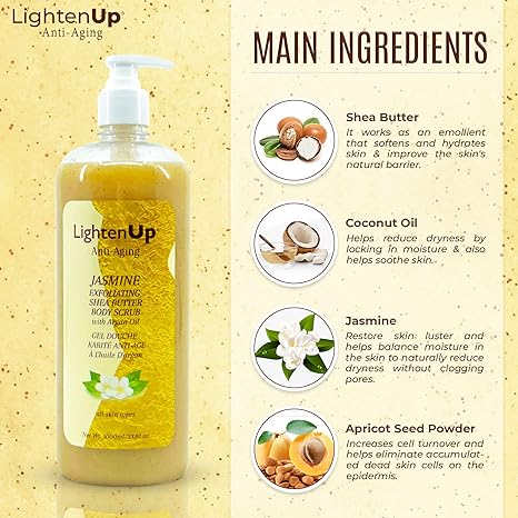 Omic LightenUp Anti-Aging Jasmine Shower Gel –  1000 ml - Image 4