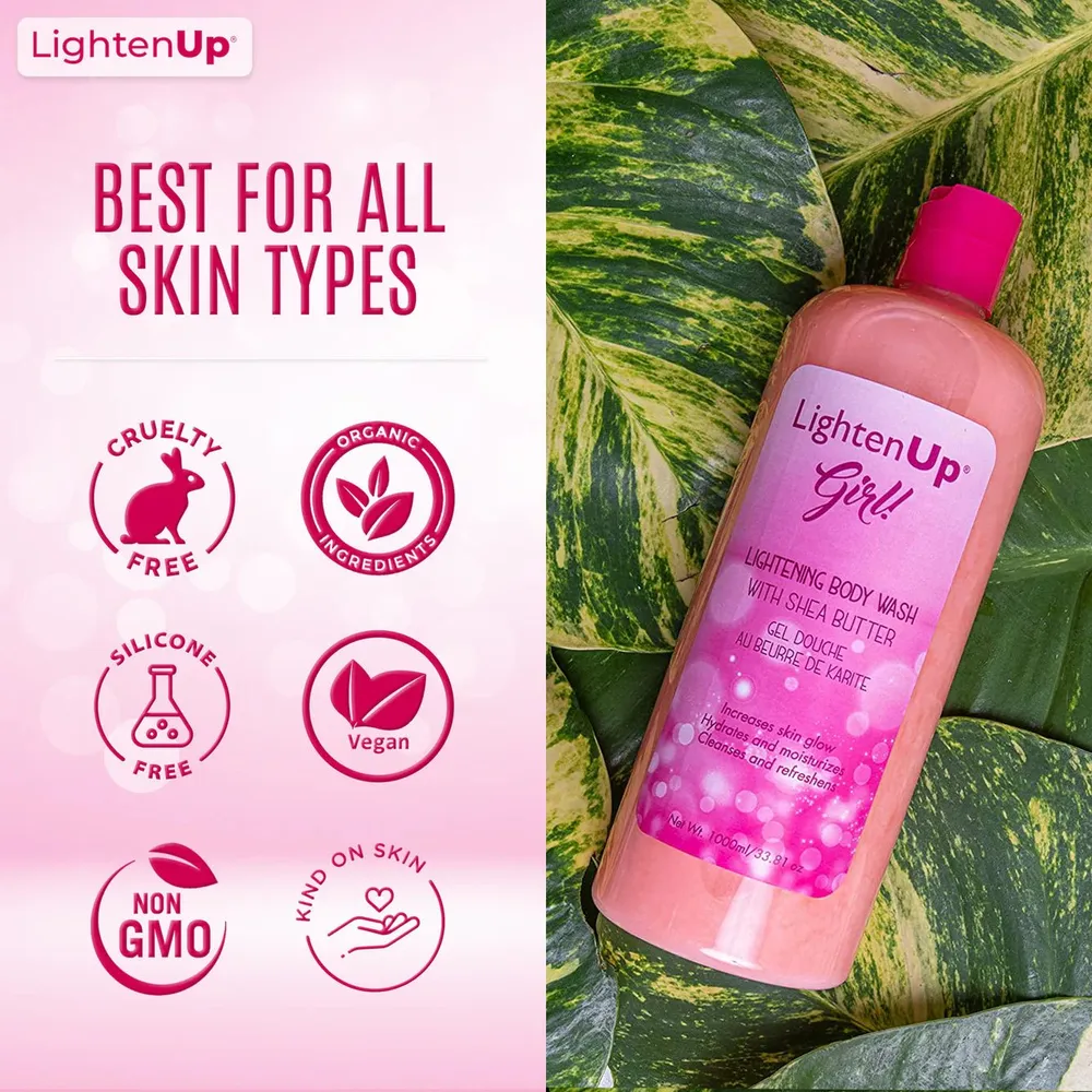 Omic LightenUp Girl! Exfoliating Shower Gel –  1000 ml - Image 4