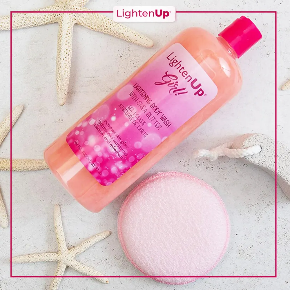 Omic LightenUp Girl! Exfoliating Shower Gel –  1000 ml - Image 5