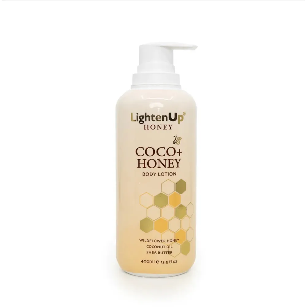 Omic LightenUp Honey Coco+ Honey Body Lotion – 400 ml - Image 2