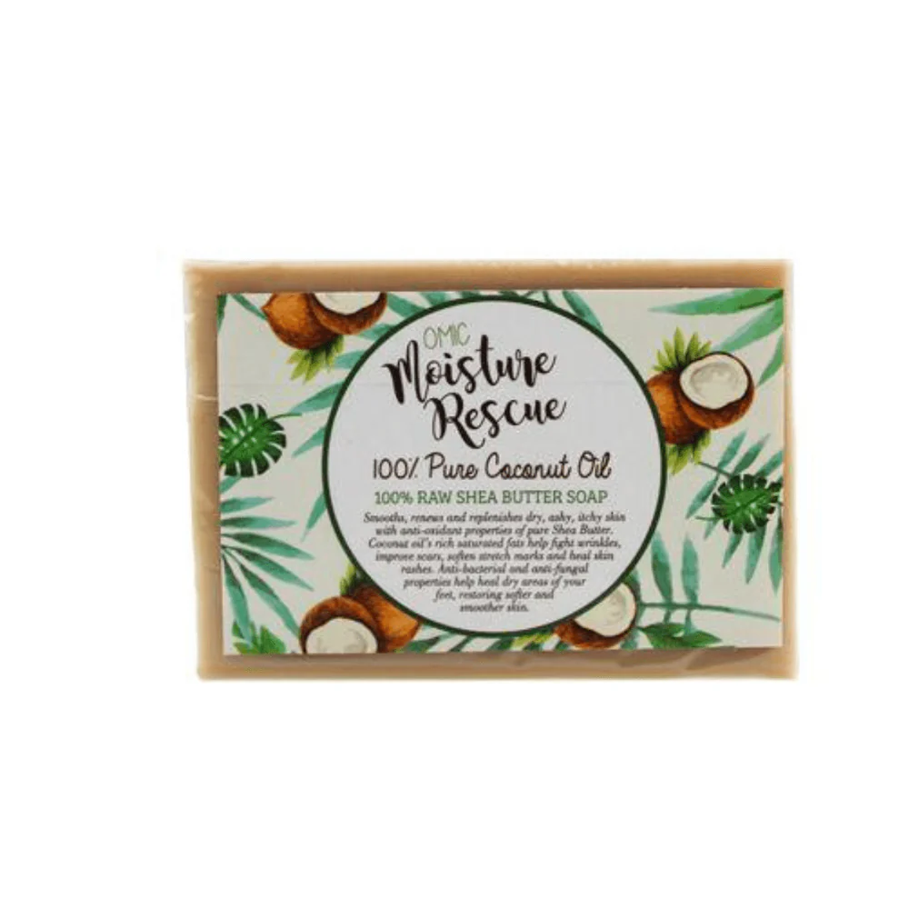 Omic Moisture Rescue Shea Butter Soap with Coconut Oil – 125g
