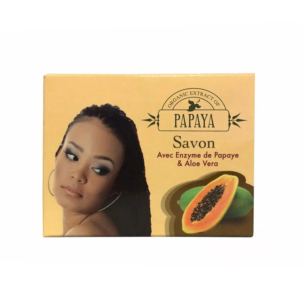 Organic Extract of Papaya Soap - 100 g - Image 2
