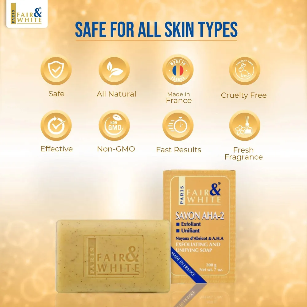 Fair & White Original AHA Soap - 200g - Image 2