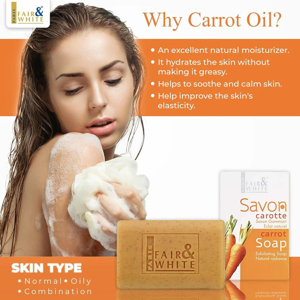Original Carrot Exfoliating Soap – 200g - Image 3