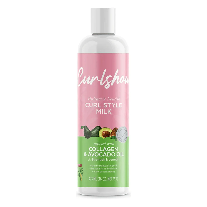 ORS Curlshow Nourish & Hydrate Curl Style Milk with Avocado Oil & Collagen – 16 oz