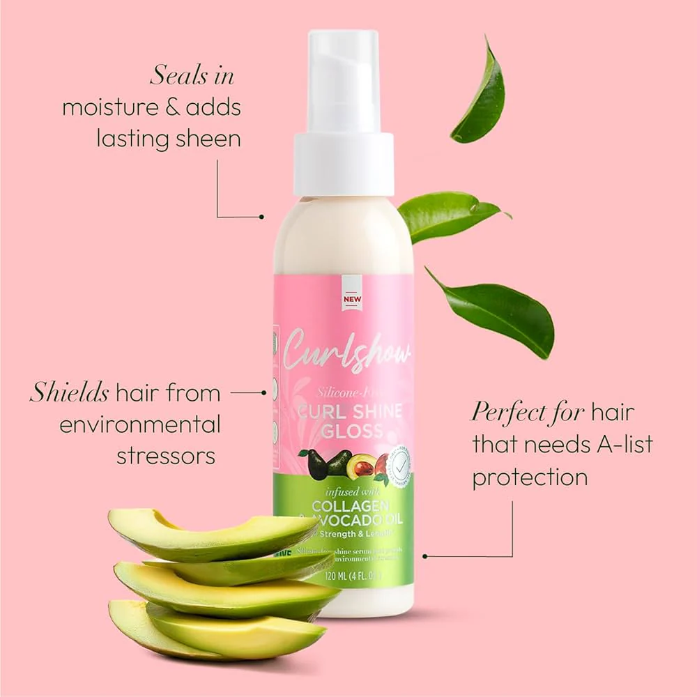 ORS Olive Oil Curlshow Silicone-Free Curl Shine Gloss with Collagen & Avocado Oil – 4 oz - Image 3