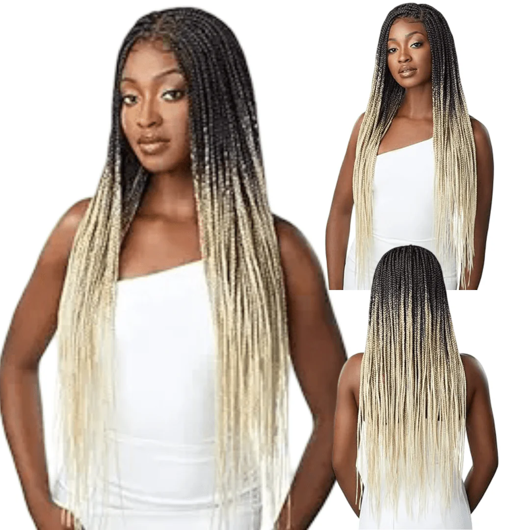 Outre 13x4 Lace Frontal Synthetic Wig -  Knotless Square Part Braids