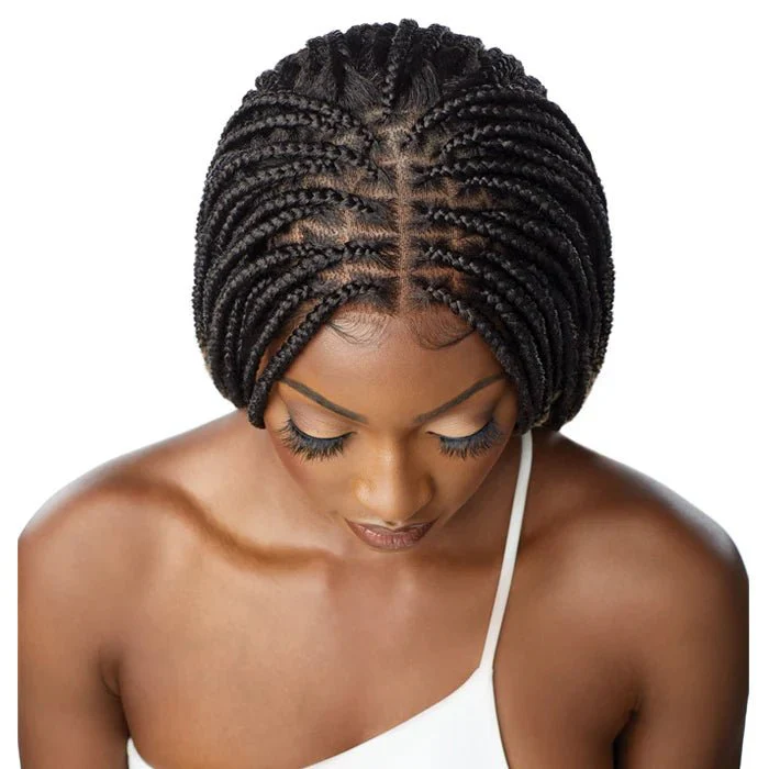 Outre 13x4 Lace Frontal Synthetic Wig -  Knotless Square Part Braids - Image 5