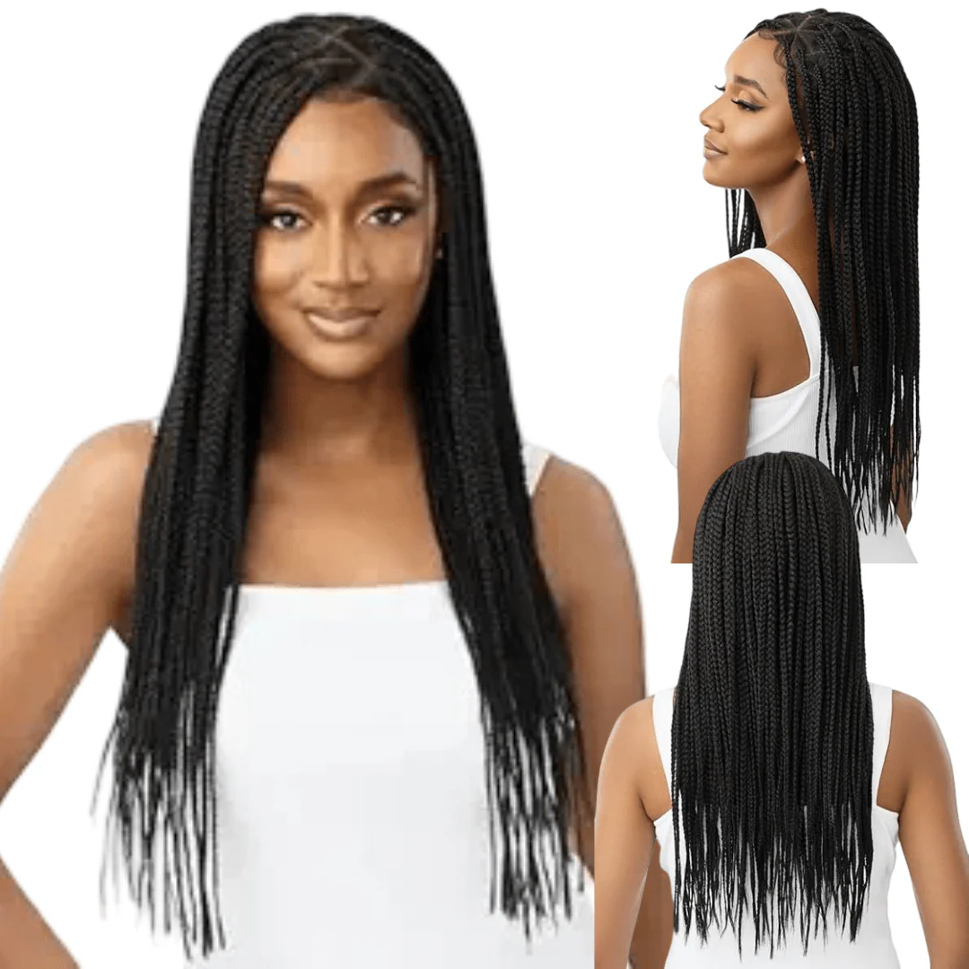 Outre 13x4 Lace Frontal Synthetic Wig -  Knotless Triangle Part Braids 26"