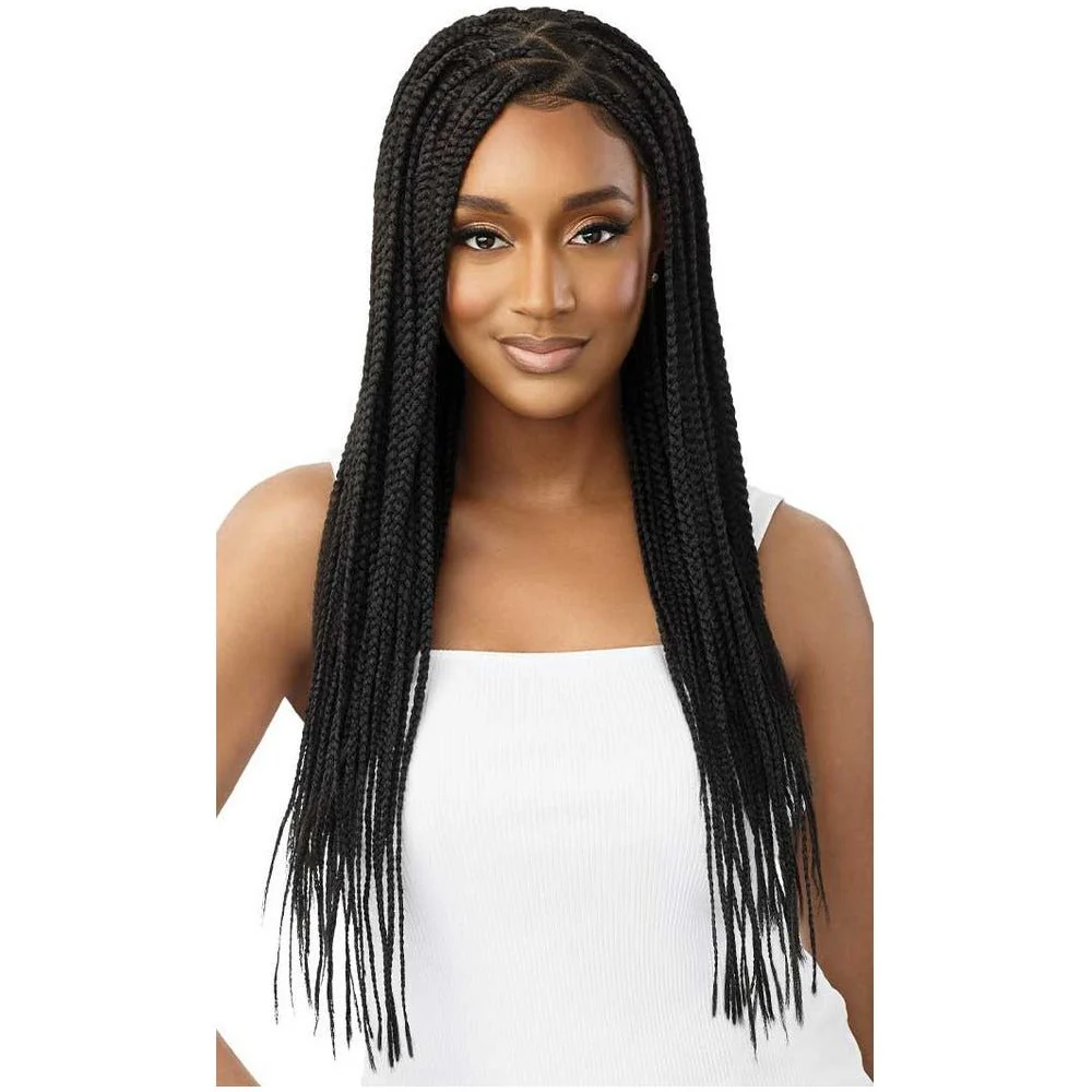 Outre 13x4 Lace Frontal Synthetic Wig -  Knotless Triangle Part Braids 26" - Image 2