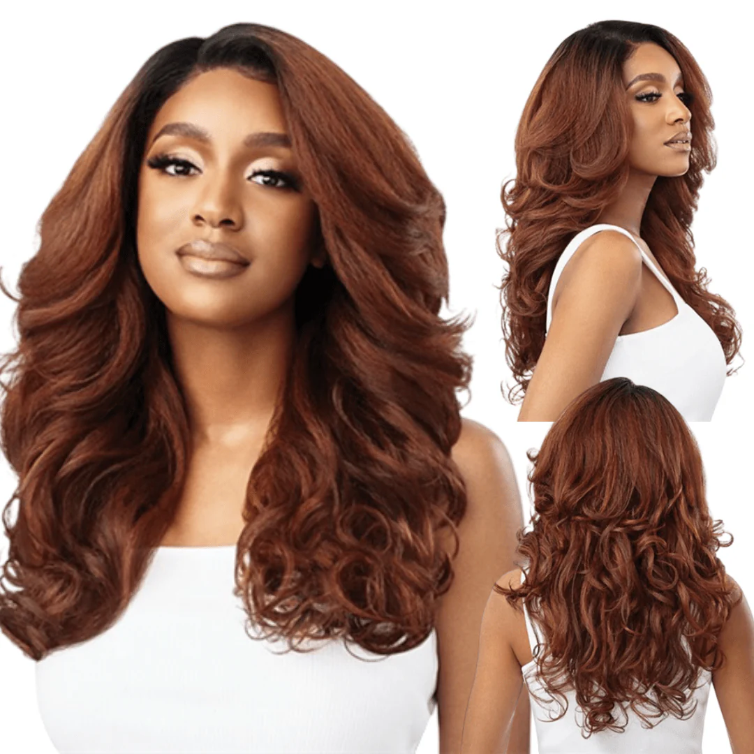 Outre 360 100% Human Hair Blend Lace Front Wig - Velora