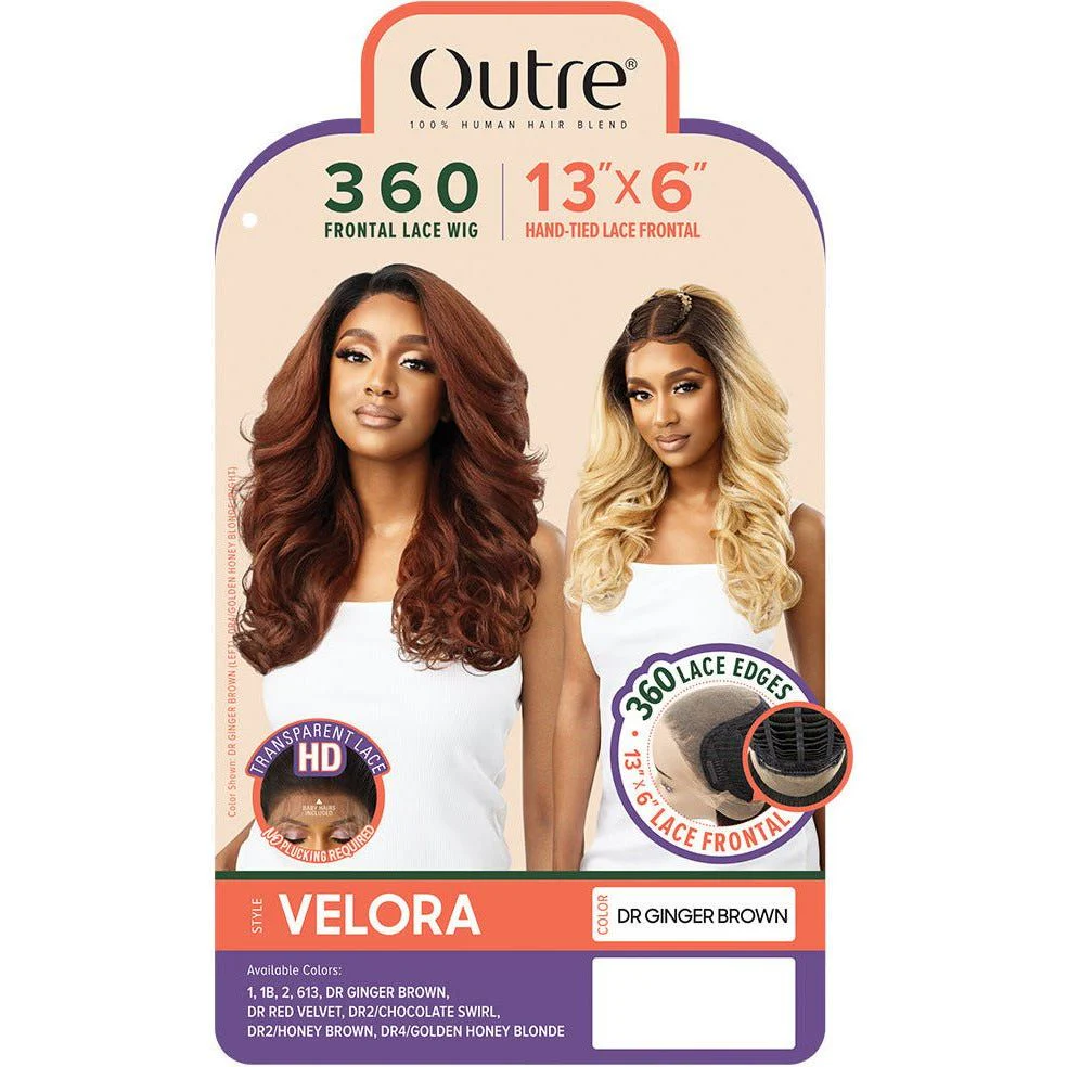 Outre 360 100% Human Hair Blend Lace Front Wig - Velora - Image 8