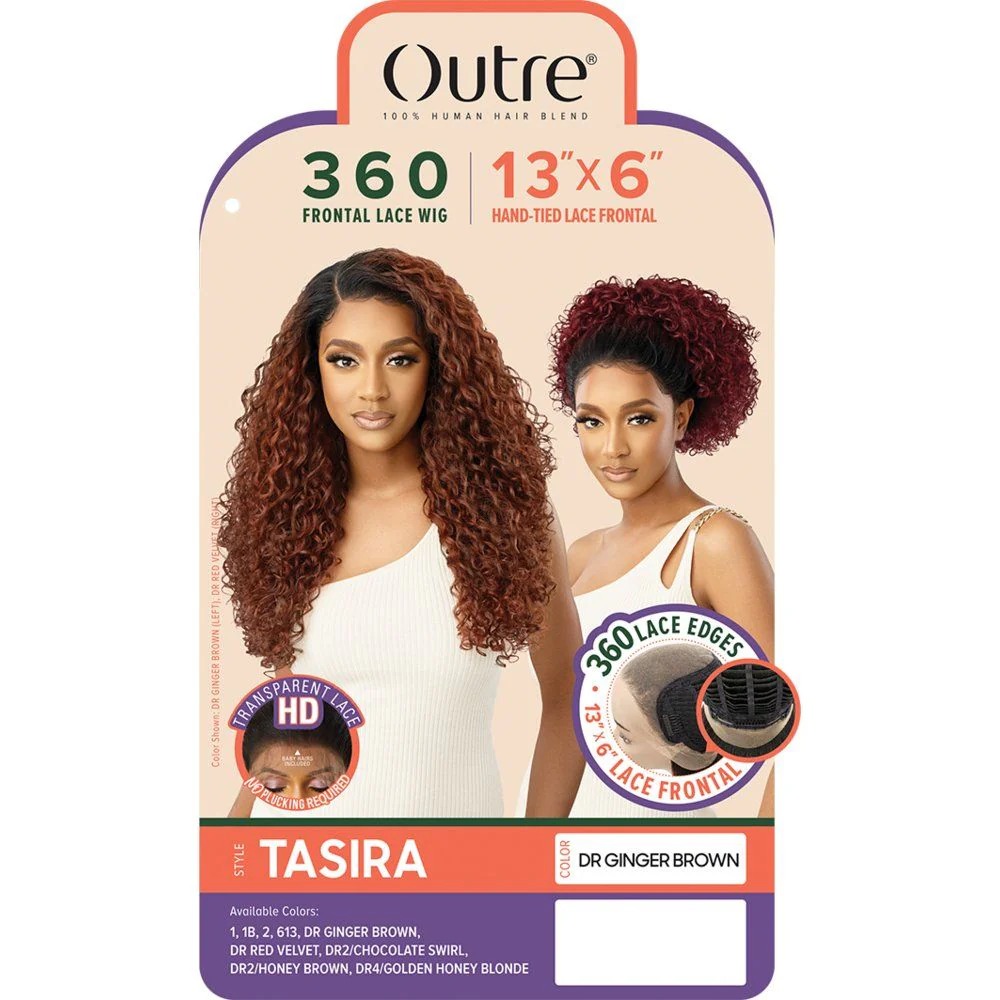 Outre 360 13x6 100% Human Hair Blend HD Lace Front Wig - Tasira - Image 7