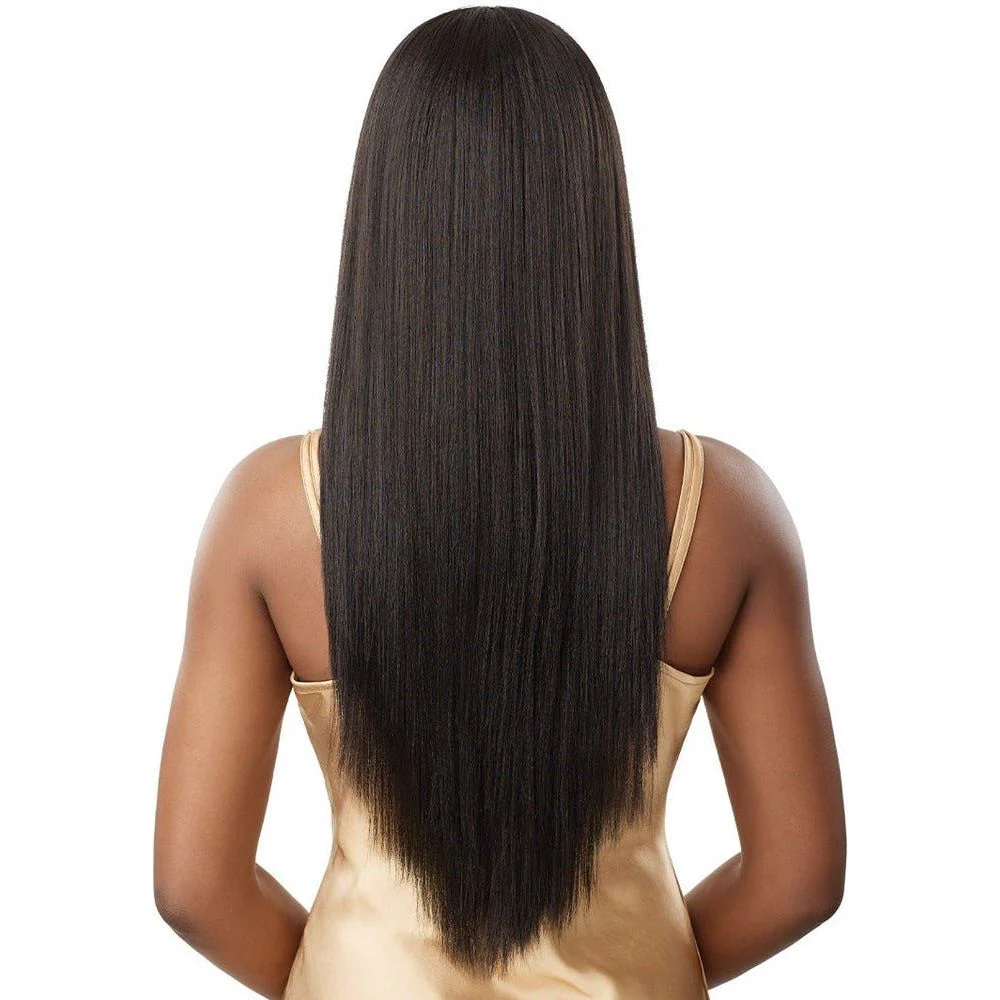Outre 5x5 Lace Closure Wig 100% Human Hair Blend Wig - YAKI STRAIGHT 26" - Image 3