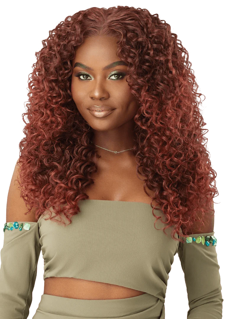 Outre 6x5 Pre-Cut Lace Closure Wig - HHB-Dominican Curly 22" - Image 4