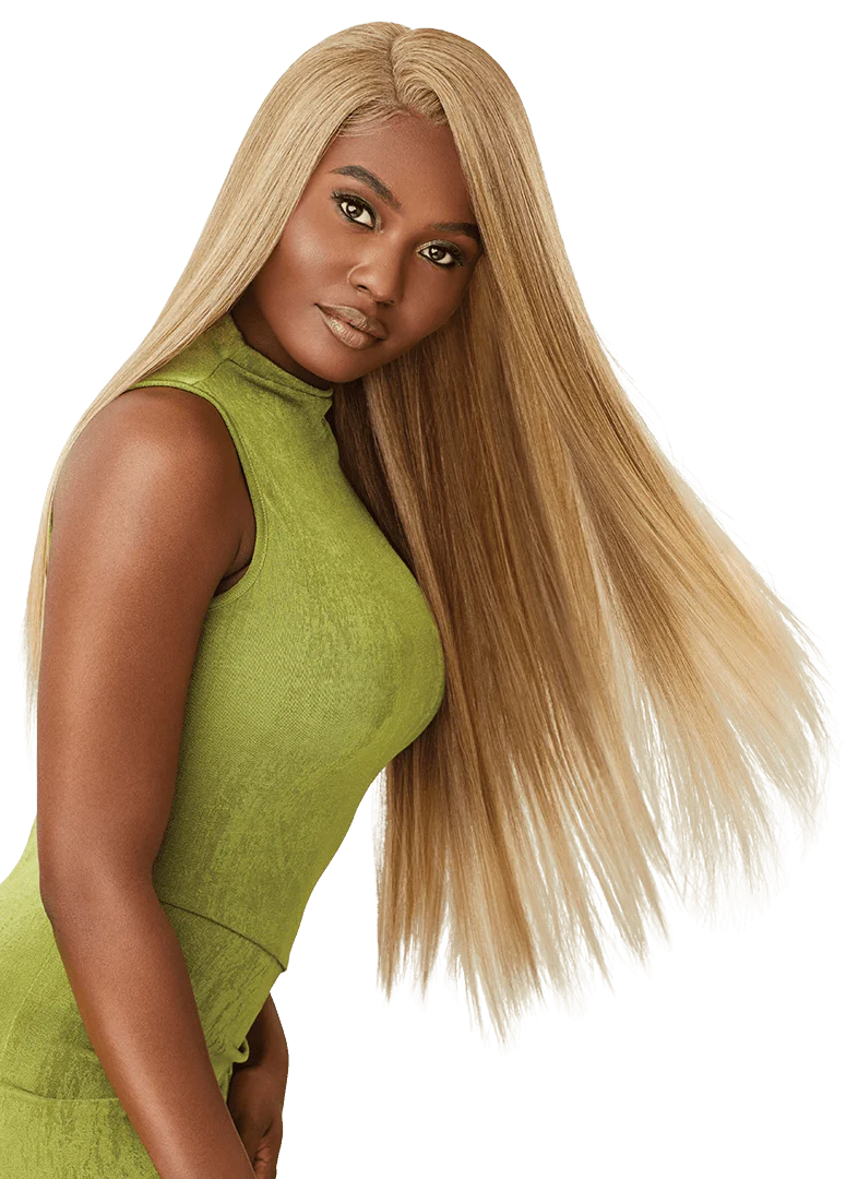 Outre 6x5 Pre-Cut Lace Closure Wig - HHB - Sleek Yaki 30" - Image 4