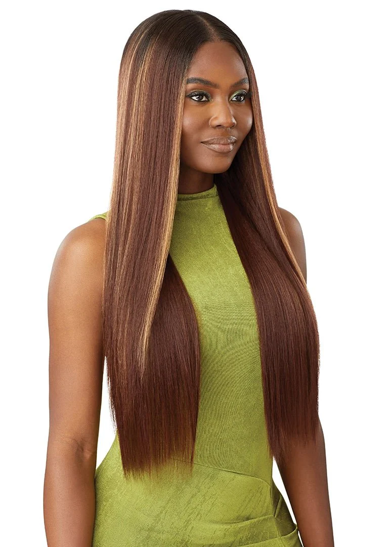 Outre 6x5 Pre-Cut Lace Closure Wig - HHB - Sleek Yaki 30" - Image 6