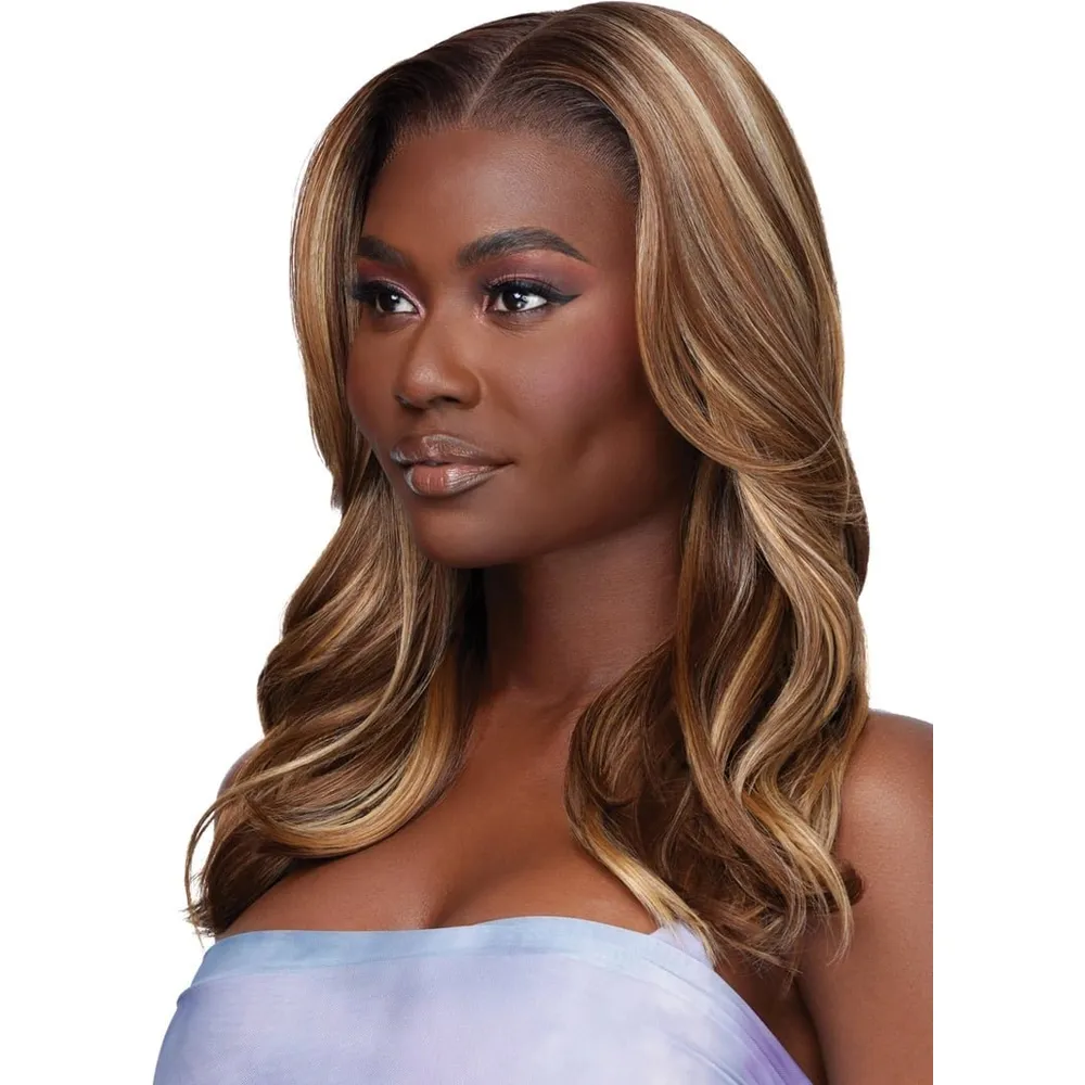 Outre Airtied 100% Fully Hand- Tied Human Hair Blend HD Lace Wig - LOOSE BODY WAVE 18" - Image 3