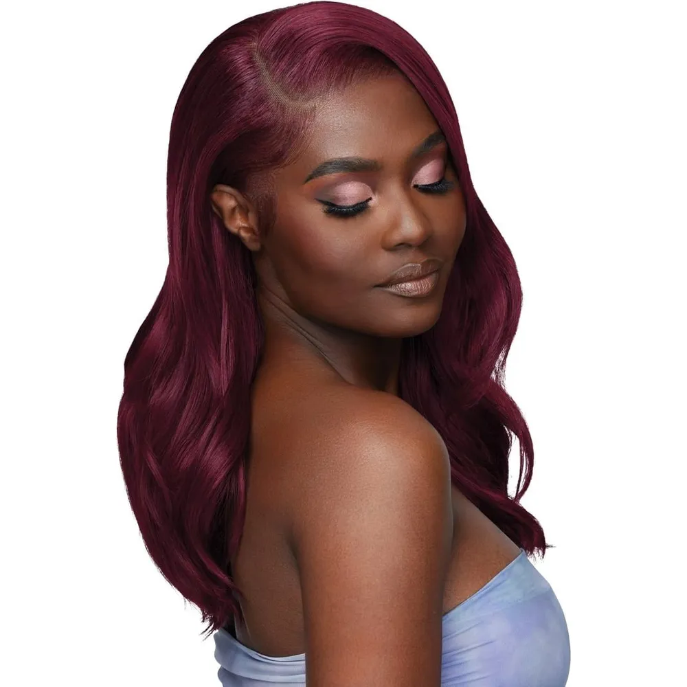 Outre Airtied 100% Fully Hand- Tied Human Hair Blend HD Lace Wig - LOOSE BODY WAVE 18" - Image 6