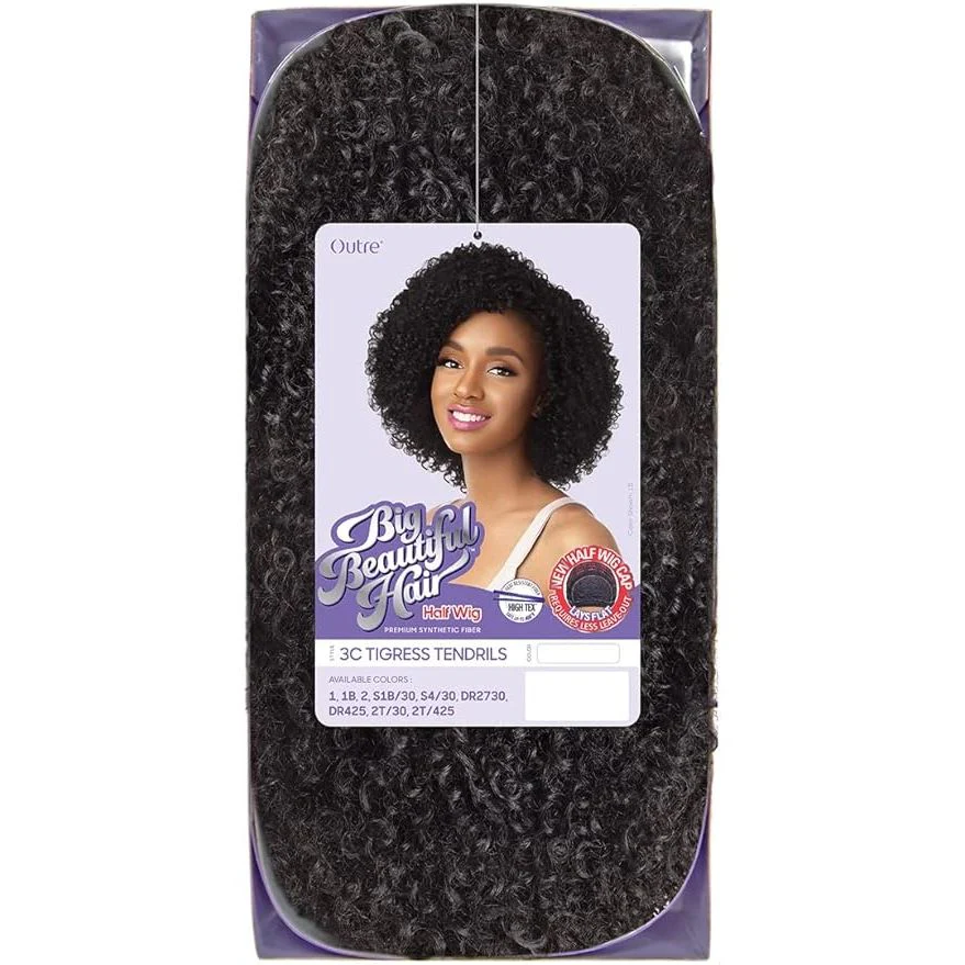 Outre Big Beautiful Hair Half Wig – 3C Tigress Tendrils - Image 6