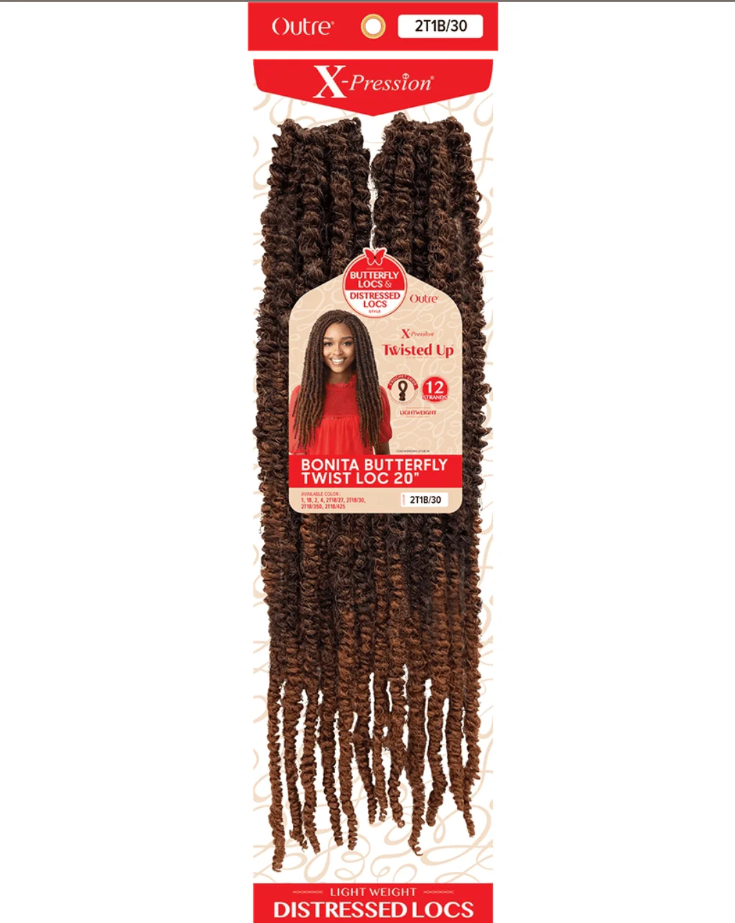 Outre Xpression Bonita Butterfly Twist Locs – 20" - Image 3