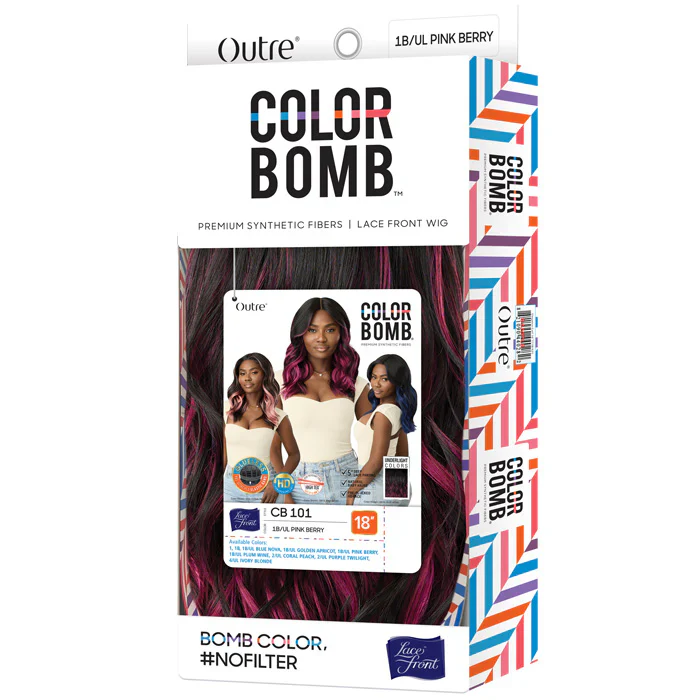 Outre Color Bomb Synthetic HD Lace Front Wig - CB 101 - Image 7