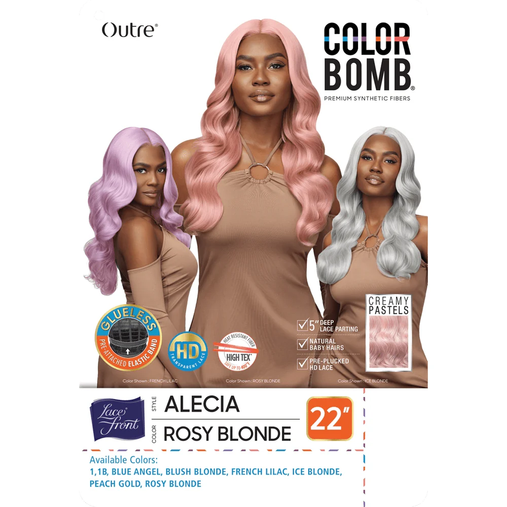 Outre Color Bomb Synthetic HD Lace Front Wig - Alecia - Image 11