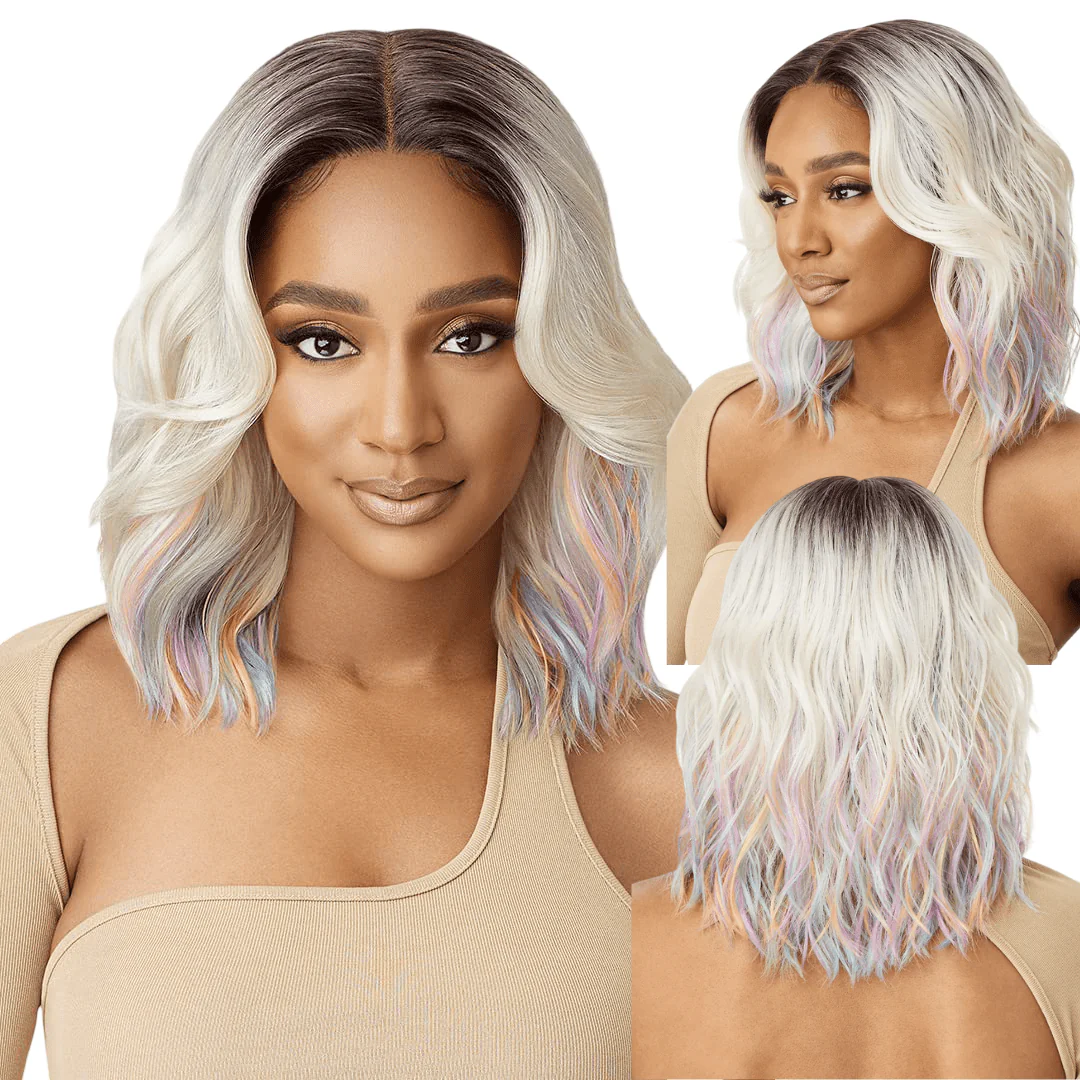 Outre Color Bomb Synthetic HD Lace Front Wig - Marina