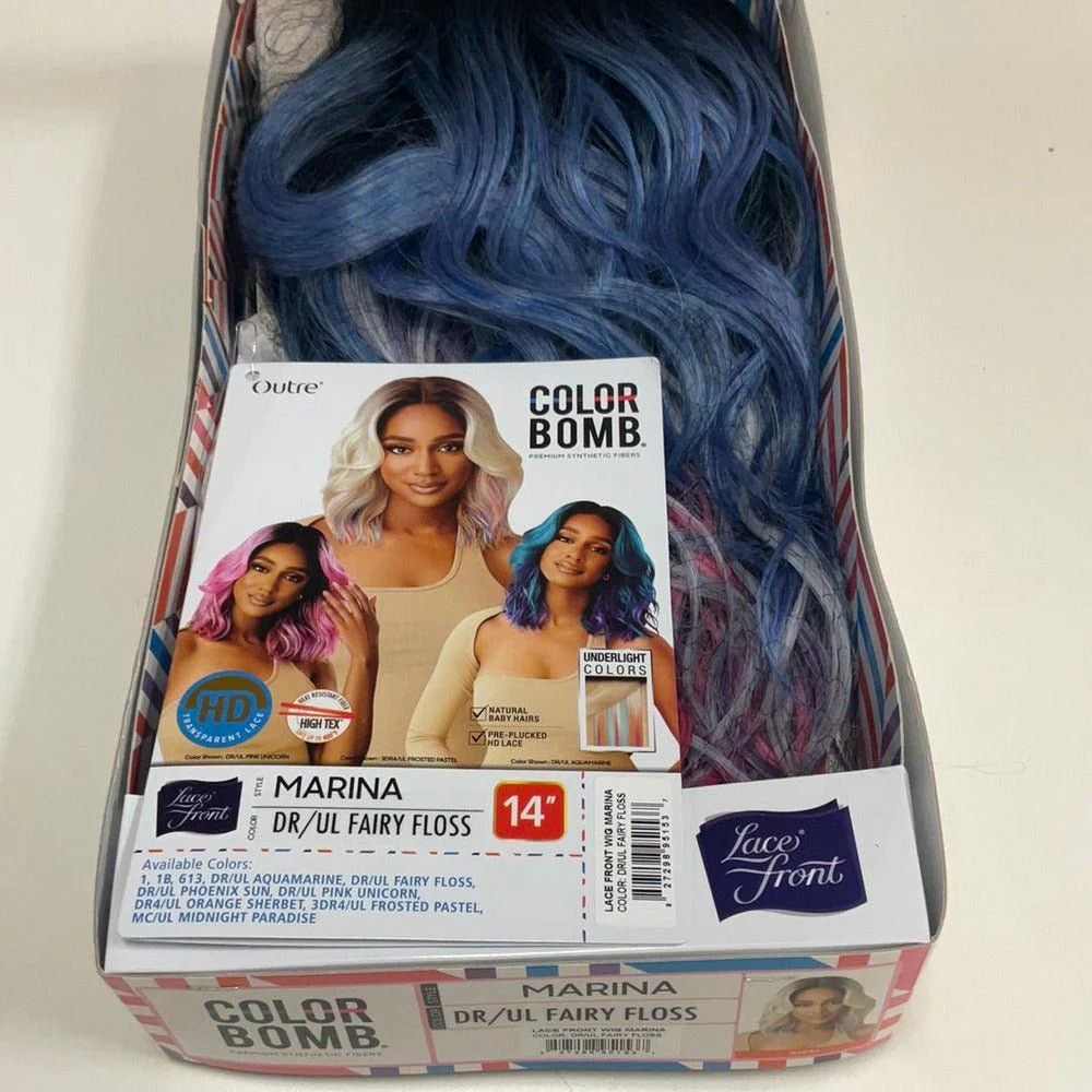 Outre Color Bomb Synthetic HD Lace Front Wig - Marina - Image 15