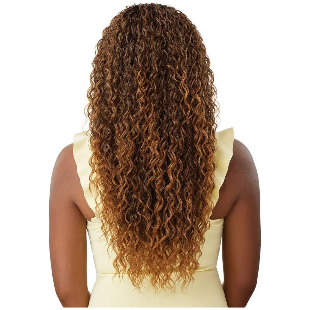 Outre Converti-Cap Synthetic Half Wig - Wet & Wavy Island Curls - Image 3