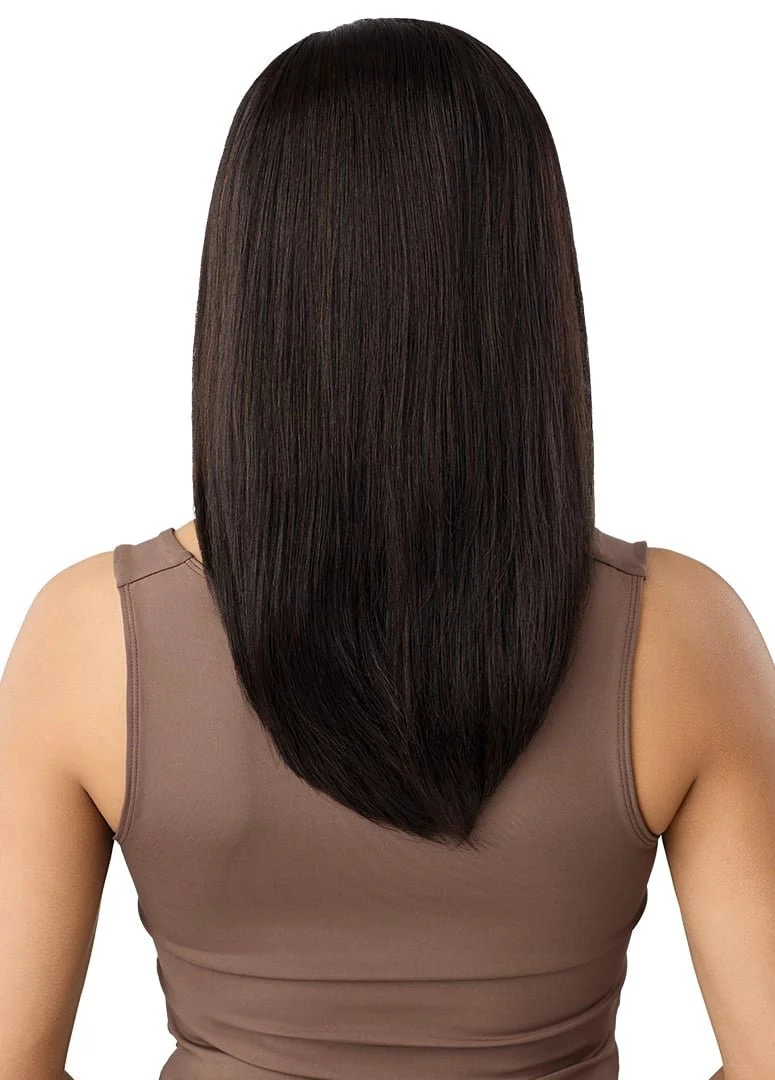 Outre EverRoot 100% Unprocessed Human Hair Half Wig - HH-Yaki Straight 18” - Image 4
