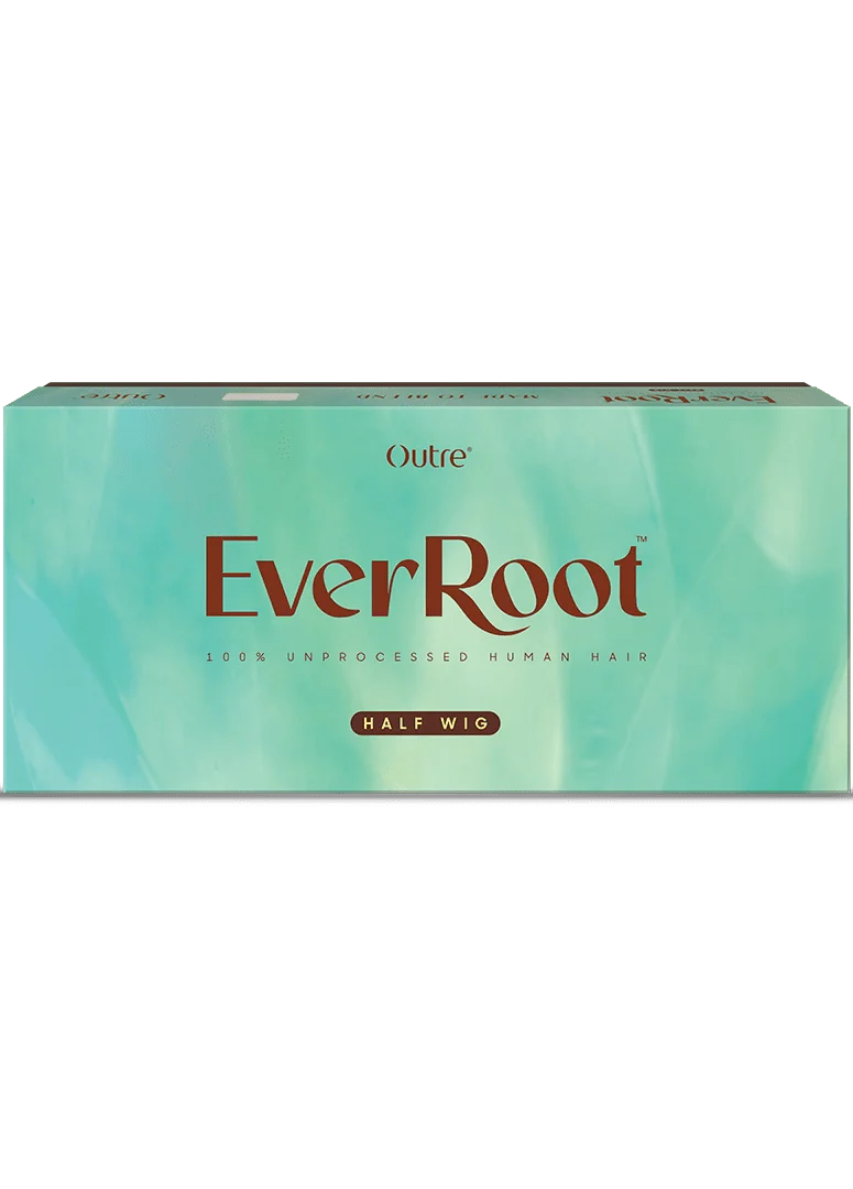 Outre EverRoot 100% Unprocessed Human Hair Half Wig - HH-Yaki Straight 18” - Image 6