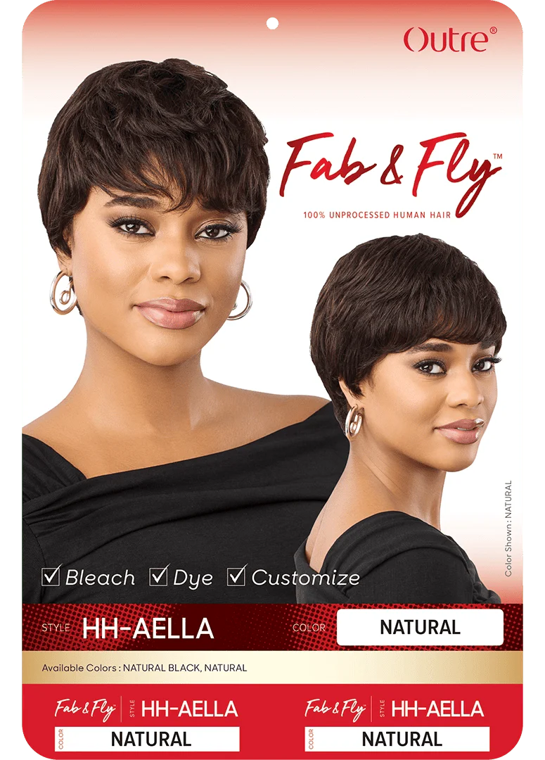 Outre Fab & Fly 100% Human Hair Full Wig – HH-Aella - Image 9