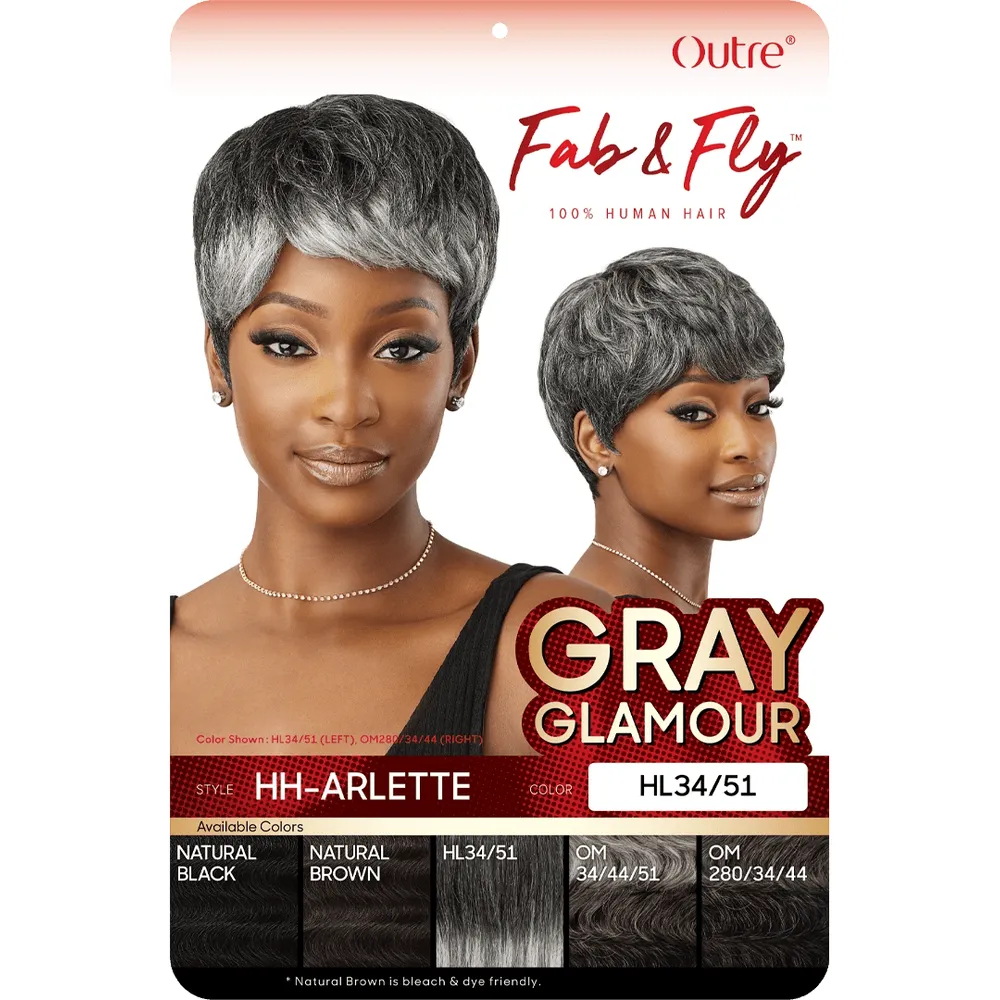 Outre Fab & Fly 100% Unprocessed Human Hair Full Wig - HH-Arlette - Image 6