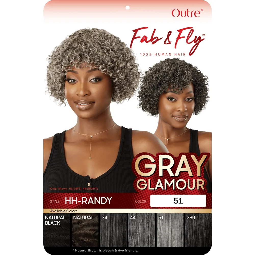 Outre Fab & Fly 100% Unprocessed Human Hair Full Wig - HH Randy - Image 6