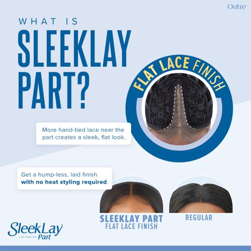 Outre HD Lace Front Wig SleekLay Part – Idina - Image 9