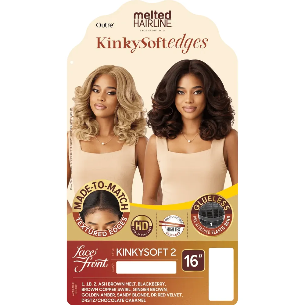 Outre Melted Hairline Kinky Soft Edges HD Lace Front Wig - Kinky Soft 2 - Image 7