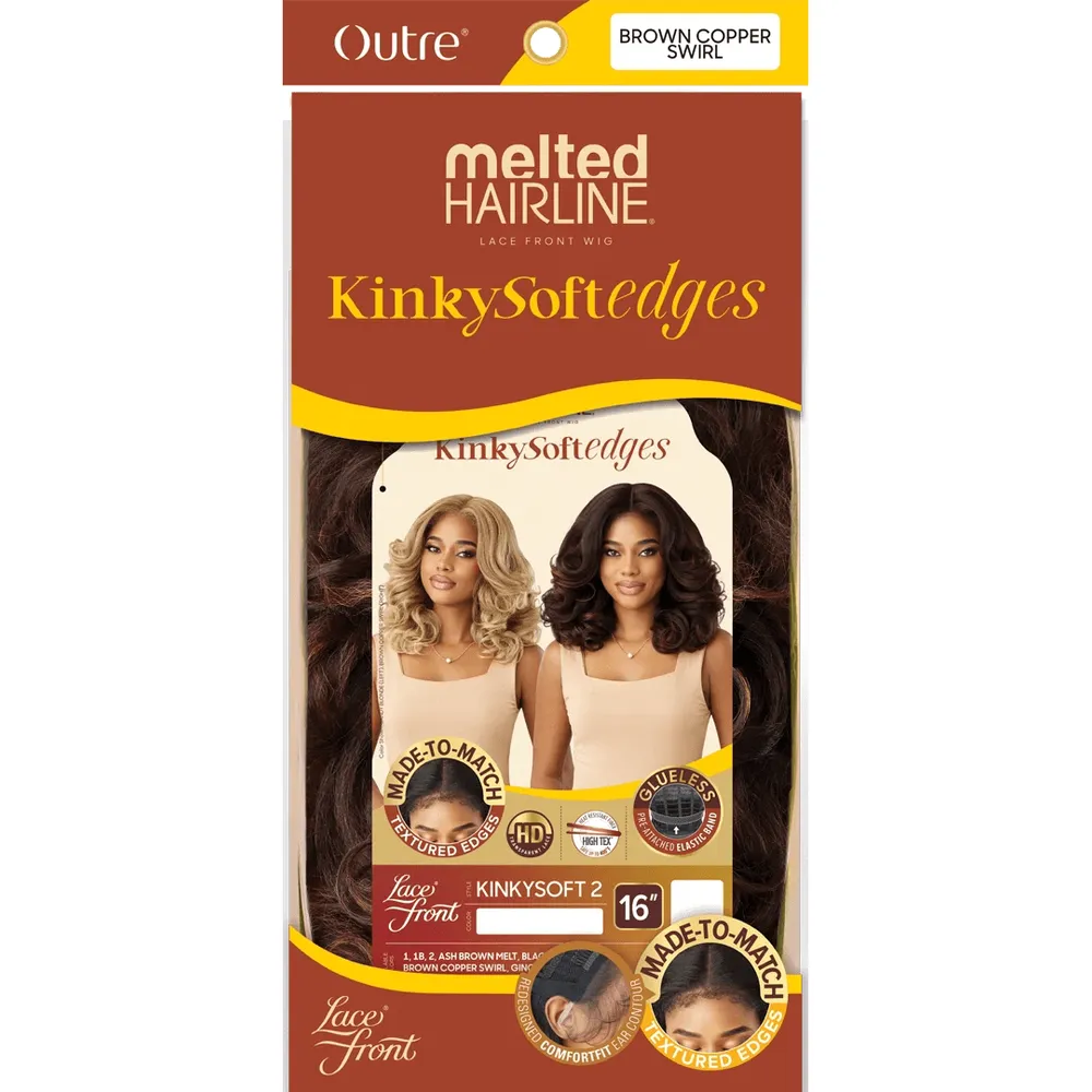 Outre Melted Hairline Kinky Soft Edges HD Lace Front Wig - Kinky Soft 2 - Image 8