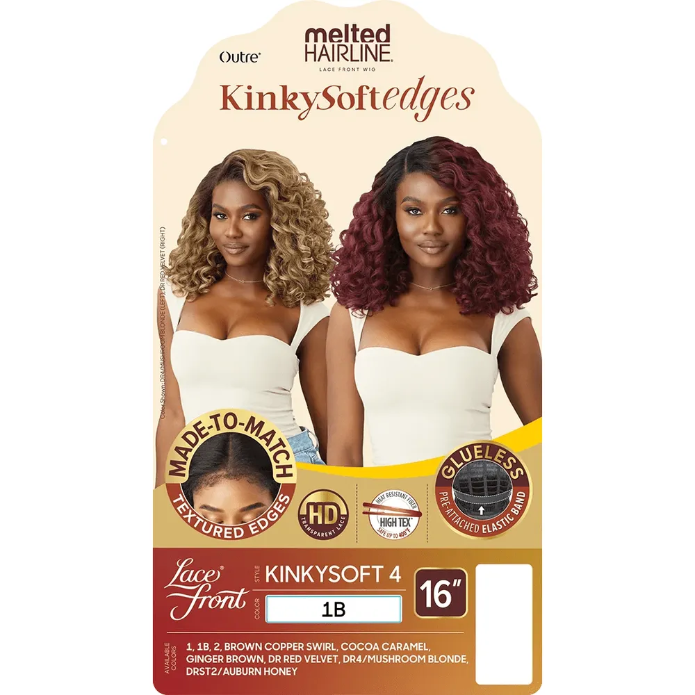 Outre Melted Hairline Kinky Soft Edges HD Lace Front Wig - Kinky Soft 4 - Image 7