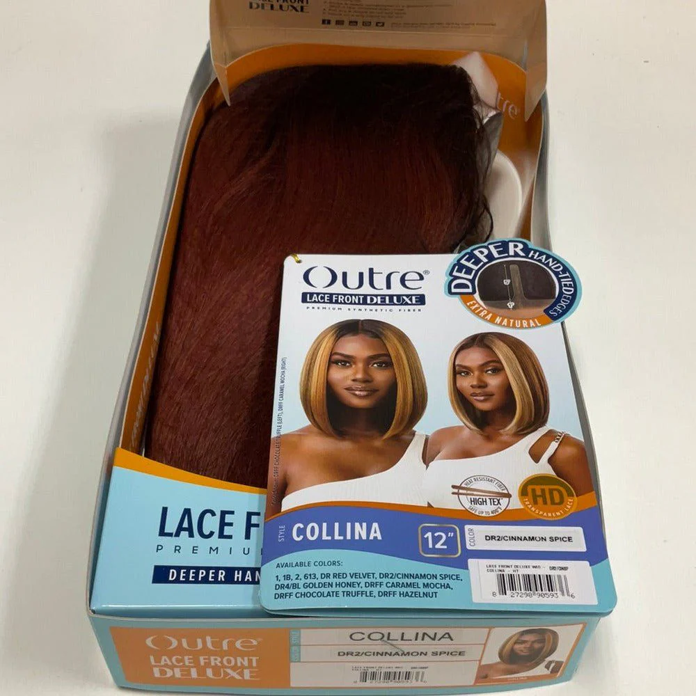 Outre Lace Front Deluxe Premium Synthetic HD Lace Front Wig  - Collina 12" - Image 7
