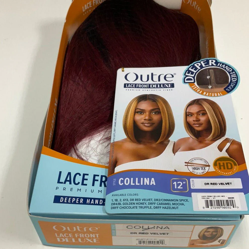 Outre Lace Front Deluxe Premium Synthetic HD Lace Front Wig  - Collina 12" - Image 8