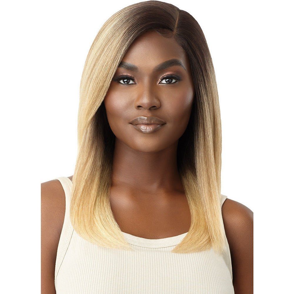Outre Lace Front HD Synthetic Lace Front Wig - Natural Yaki 18" - Image 2