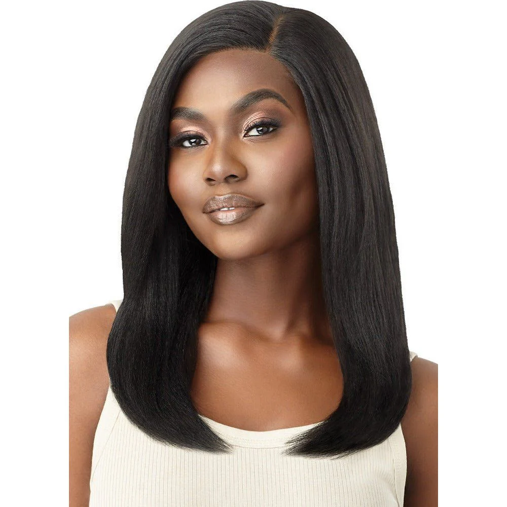 Outre Lace Front HD Synthetic Lace Front Wig - Natural Yaki 18" - Image 3