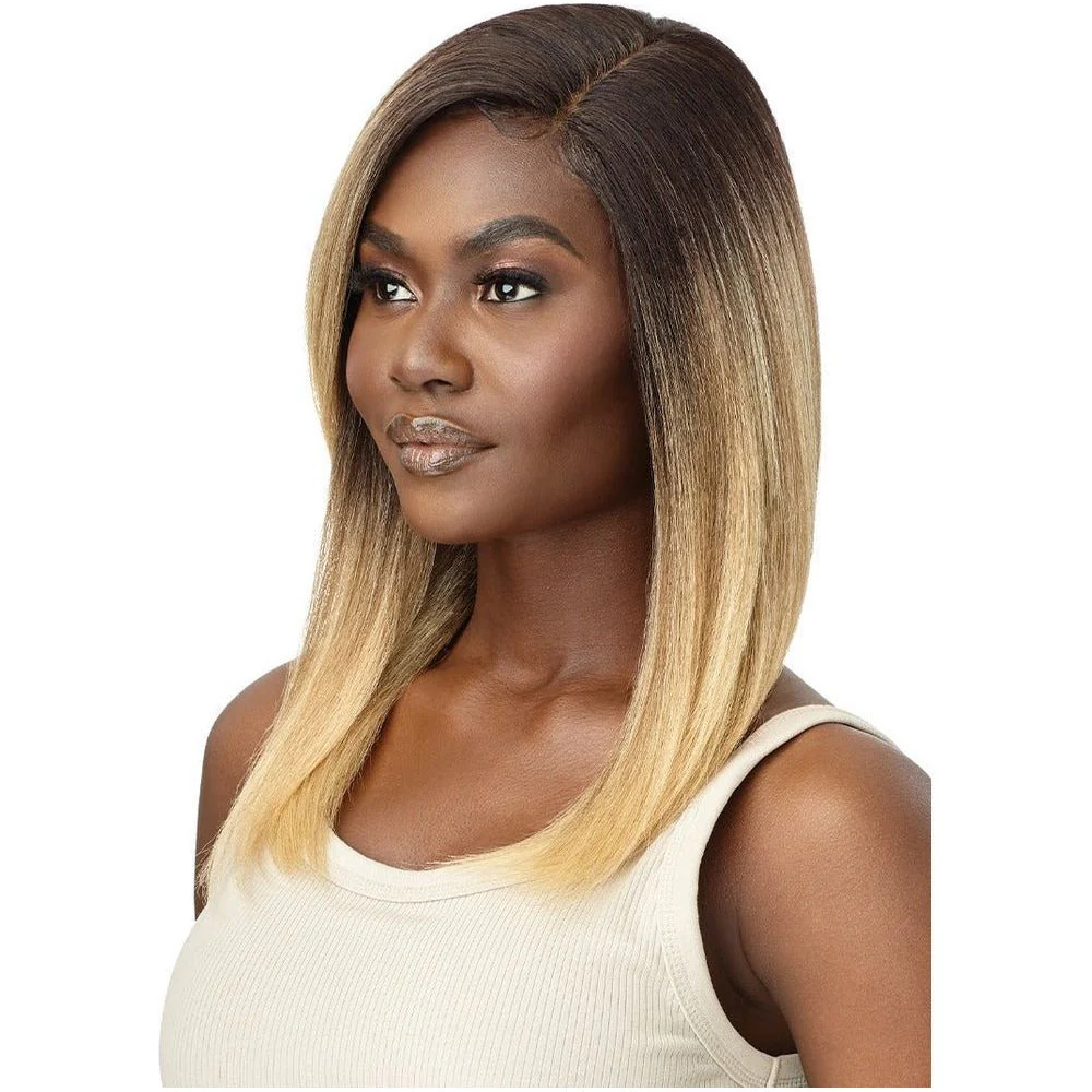 Outre Lace Front HD Synthetic Lace Front Wig - Natural Yaki 18" - Image 5
