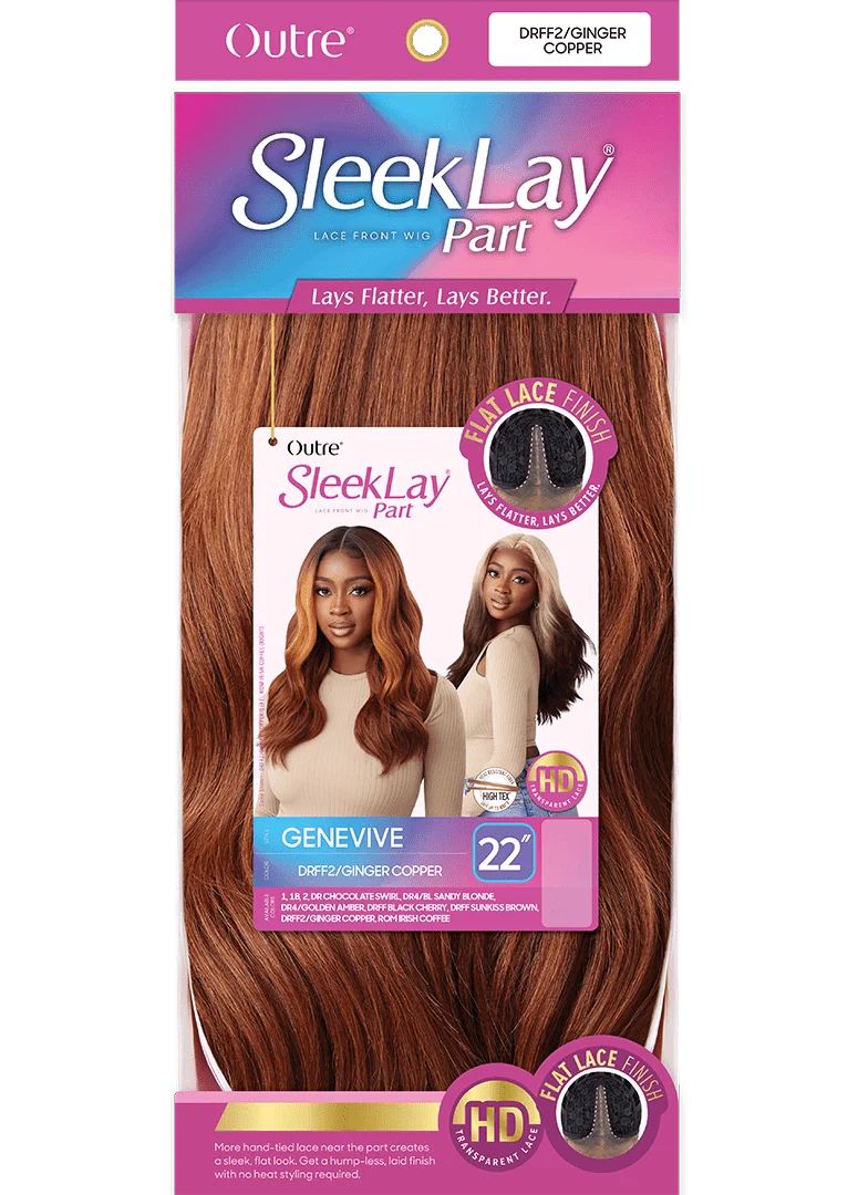 Outre Lace Front HD Synthetic SleekLay Wig - Genevive - Image 8