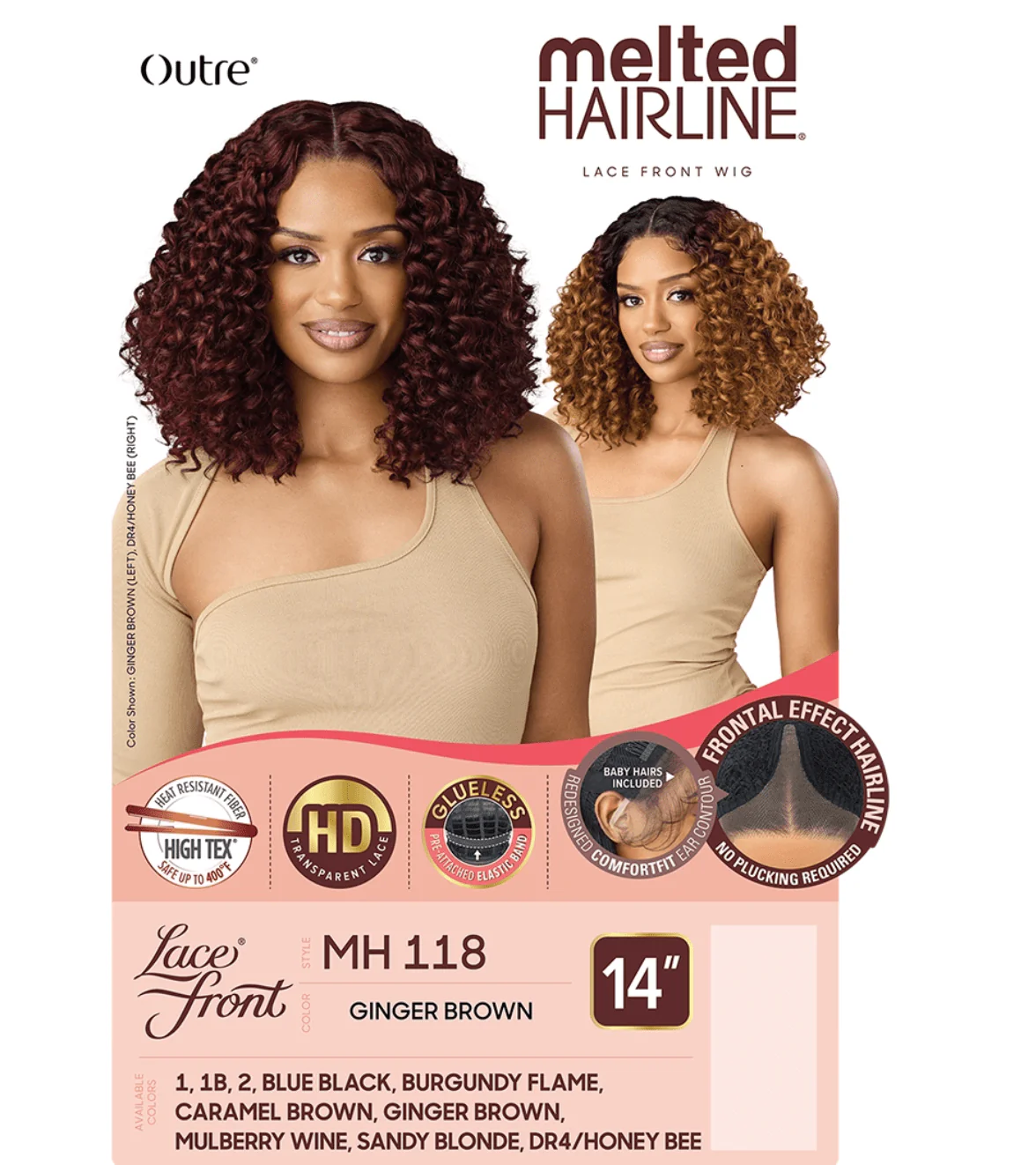 Outre Melted Hairline Synthetic HD Lace Front Wig – MH 118 - Image 8